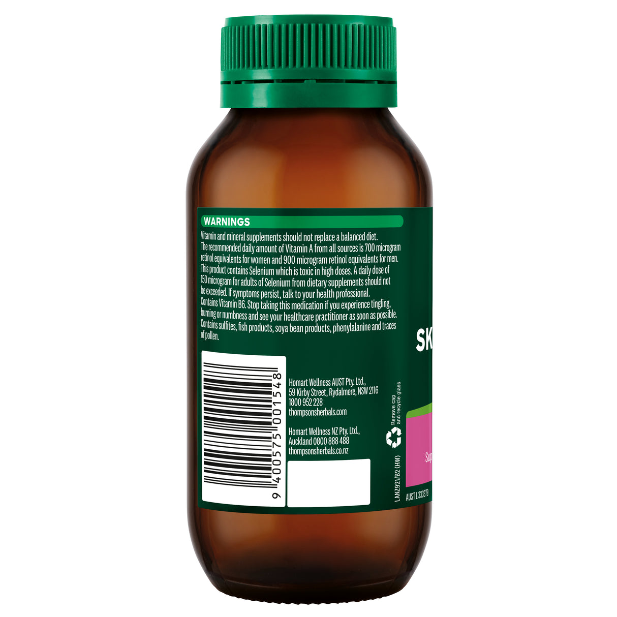 Thompson's Skin, Hair & Nails 90 Capsules