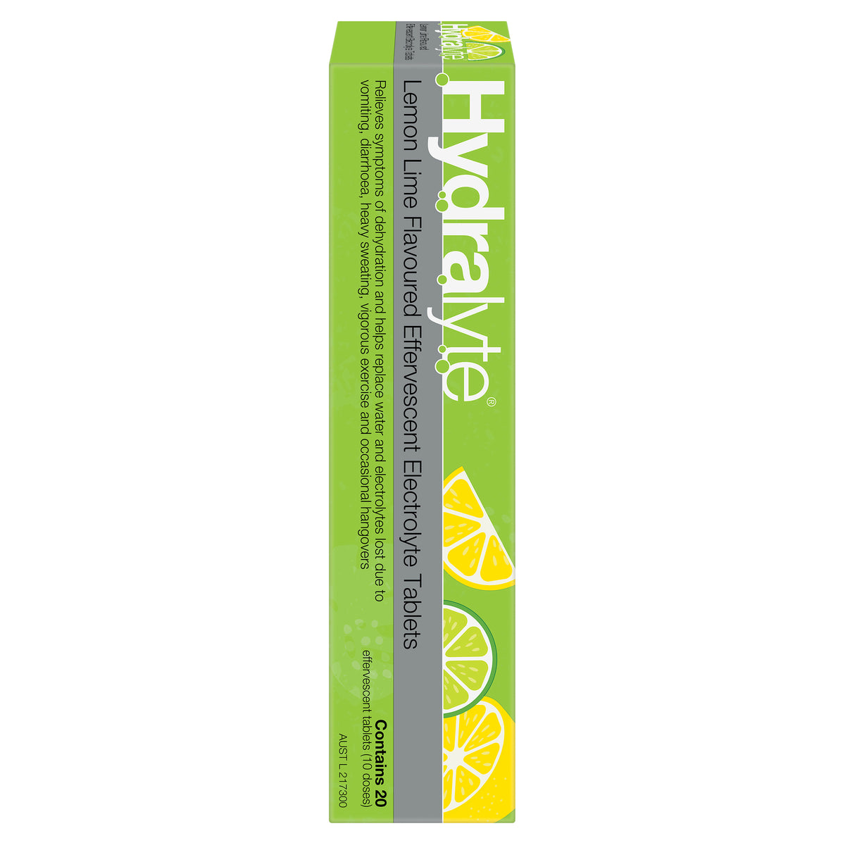 Hydralyte Effervescent Tablets Lemon Lime 20s