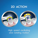 Oral-B Pro 100 Pink Electric Toothbrush with 3D Polish Whitening Head