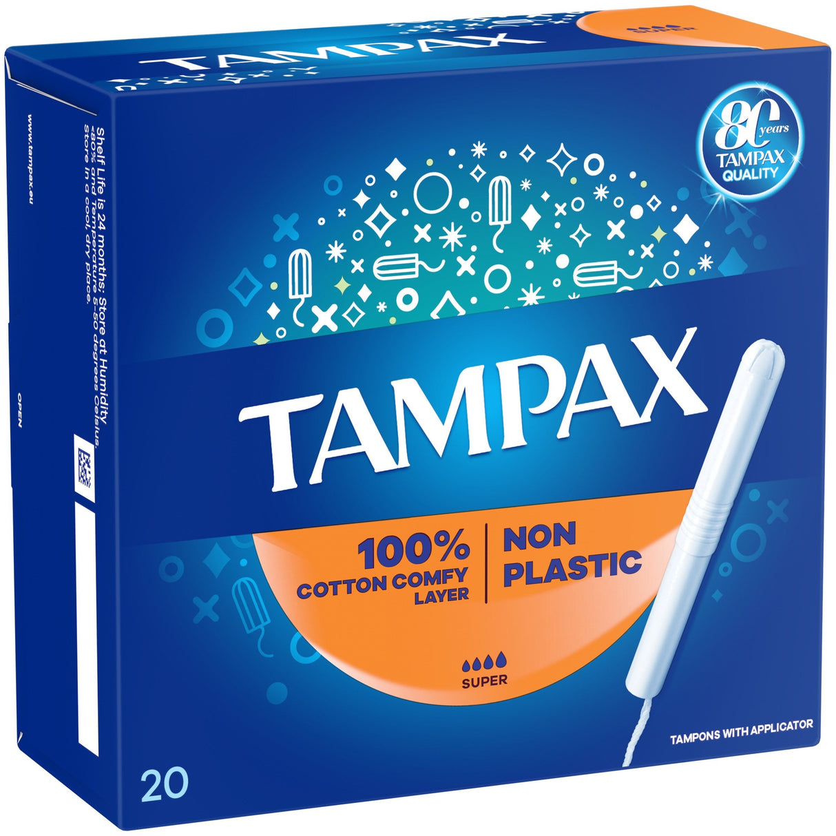 Tampax Super Plus Tampons with Applicator 20 Pack