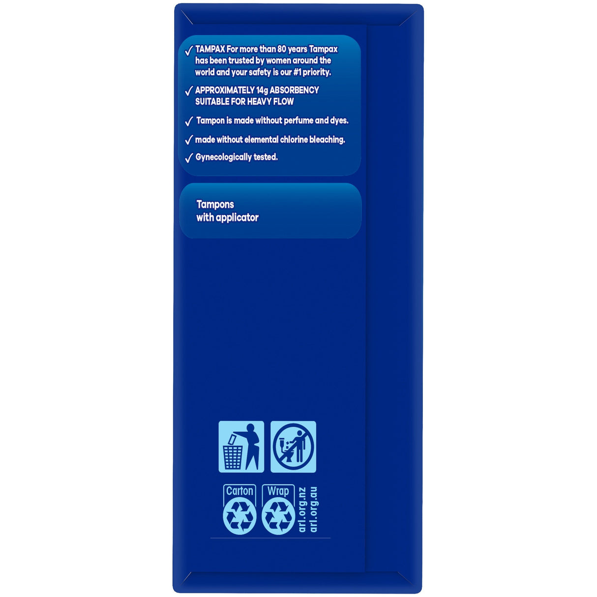Tampax Super Plus Tampons with Applicator 20 Pack