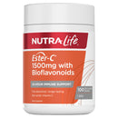 Nutra-life Ester C 1500mg + Bioflavanoids One-A-Day 100 Tablets