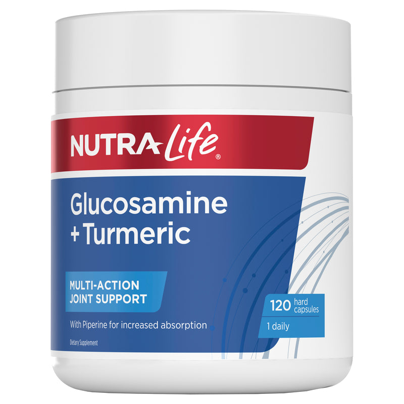 Nutra-Life Joint Care 1/Day Glucosamine +Turmeric 120 capsules