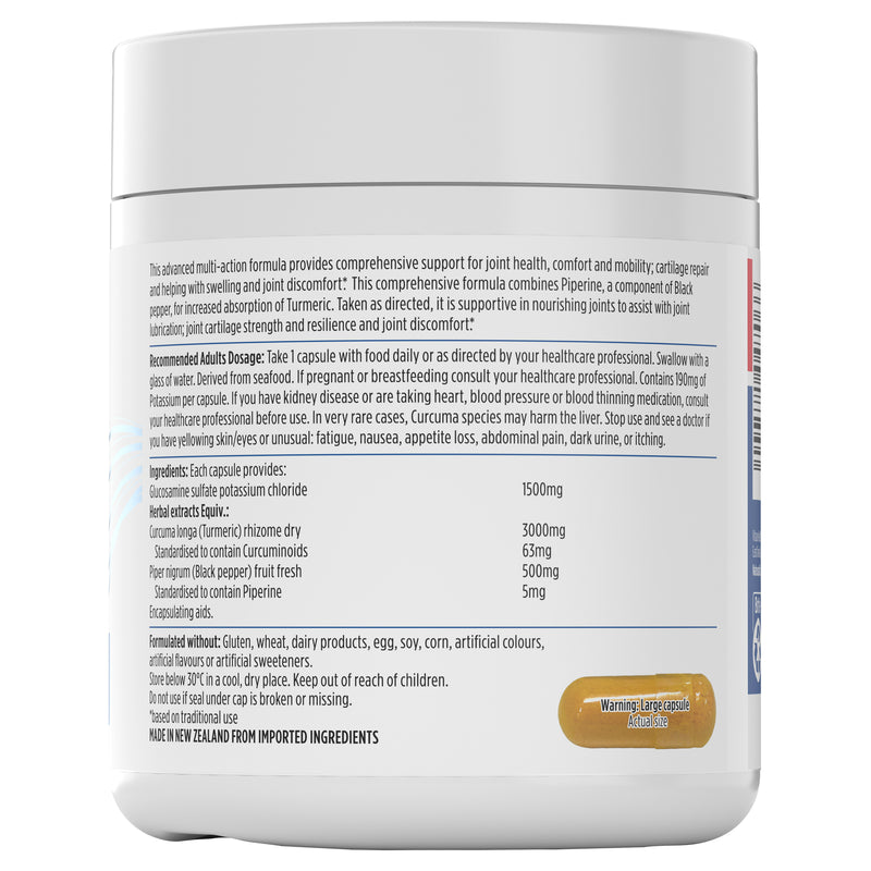 Nutra-Life Joint Care 1/Day Glucosamine +Turmeric 120 capsules