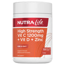 Nutra-Life Vit C 1200 C+Zinc+D 120tabs