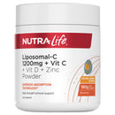 Nutra Life Liposomal 1200mg + Vit C + D + Zinc 180g Powder