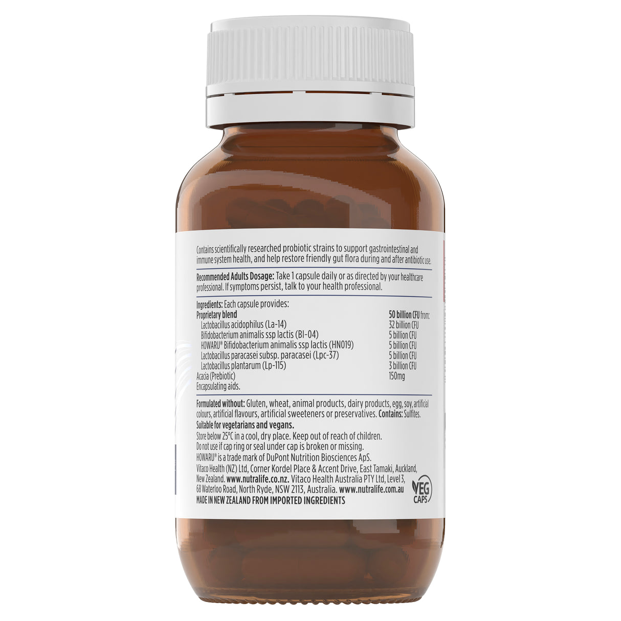 Nutra-Life ProBiotica High Potency 50 Billion 60 Capsules