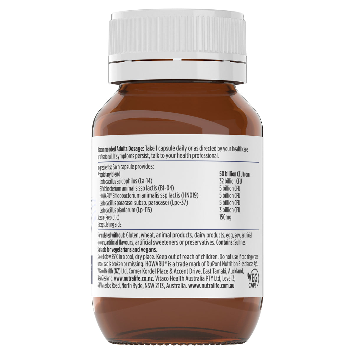 Nutra-Life ProBiotica High Potency 50 Billion 30 Capsules