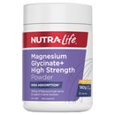 Nutra Life Magnesium Glycinate + High Strength Powder Citrus 180g