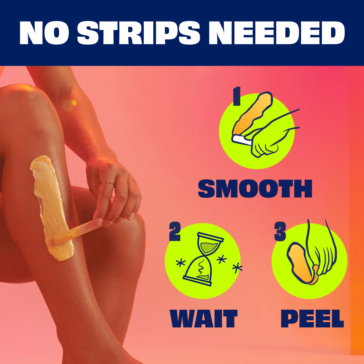 Nair Sensitive Strip Free Wax Rice Bran Oil & Cherry Blossom 400g