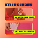 Nair Sensitive Large Wax Strips 40 Pack