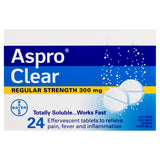 Aspro Clear Aspirin 24 Soluble Effervescent Tablets