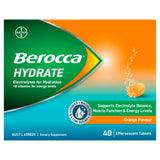 Berocca Hydrate Orange Effervescent Tablets 40s