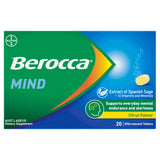 Berocca Mind With Sage Citrus Effervescent Tablets 20s