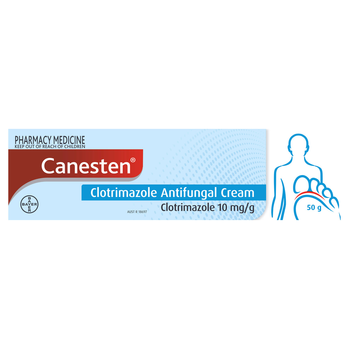 Canasten Topical AntiFungal Cream 50g