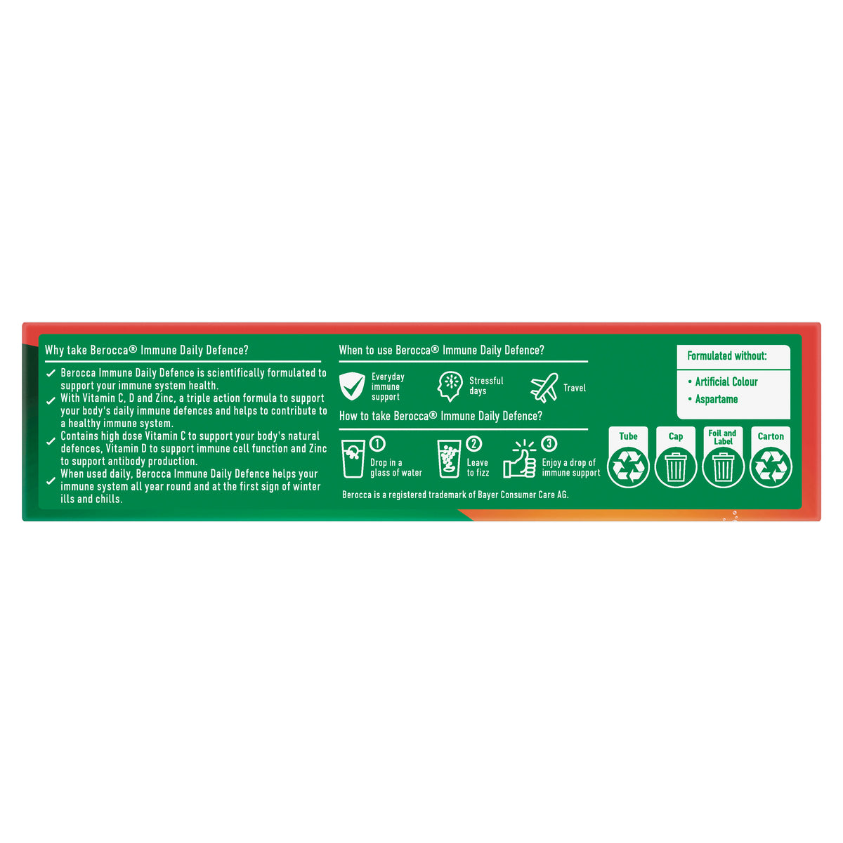 Berocca Immunity Daily Defence Black Currant Effervescent Tablets 30s