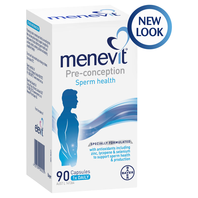Menevit Pre-Conception Sperm Health Capsules 90 pack (90 days)