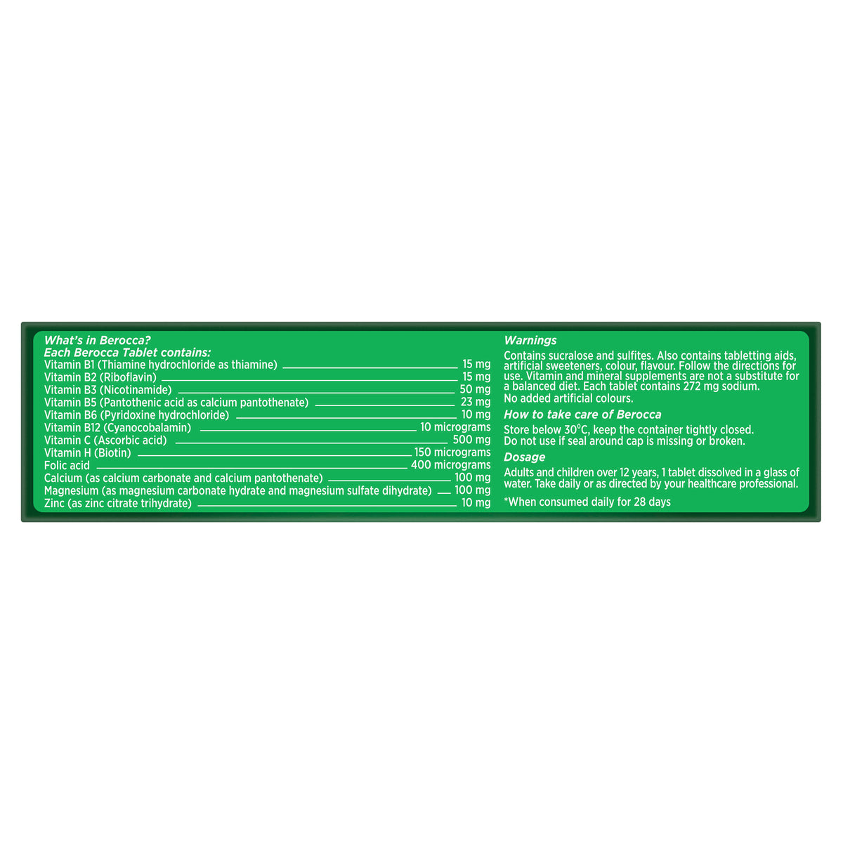 Berocca Energy Original Berry 45s