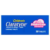 Children's Claratyne Allergy & Hayfever Relief Antihistamine Bubblegum Flavoured Chewable Tablets 30 pack