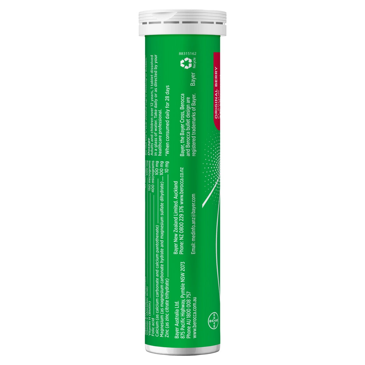Berocca Energy Vitamin B & C Original Berry 30s