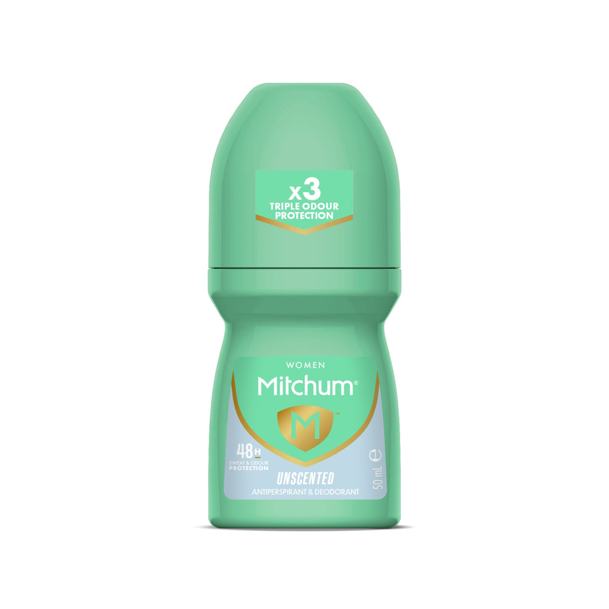 Mitchum Women's Roll On Unscented 50mL