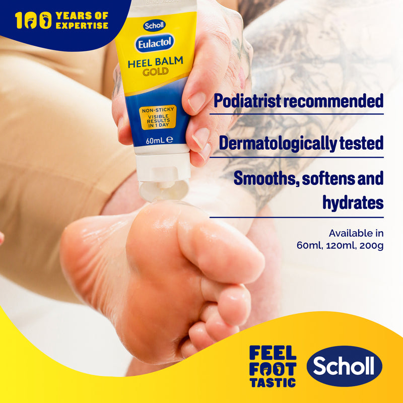 Scholl Eulactol Cracked Heel Balm Gold 60ml - Main Image