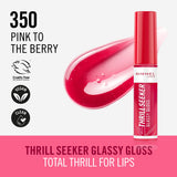 Rimmel Thrill Seeker Glassy Gloss #350 PINK TO THE BERRY NP