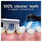 Oral-B IO Ultimate Clean Toothbrush Head Replacement 2pk Black