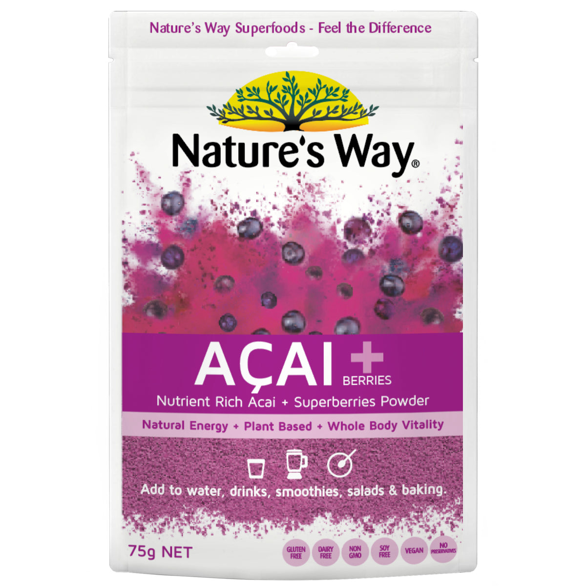 Nature's Way Acai Powder 75g