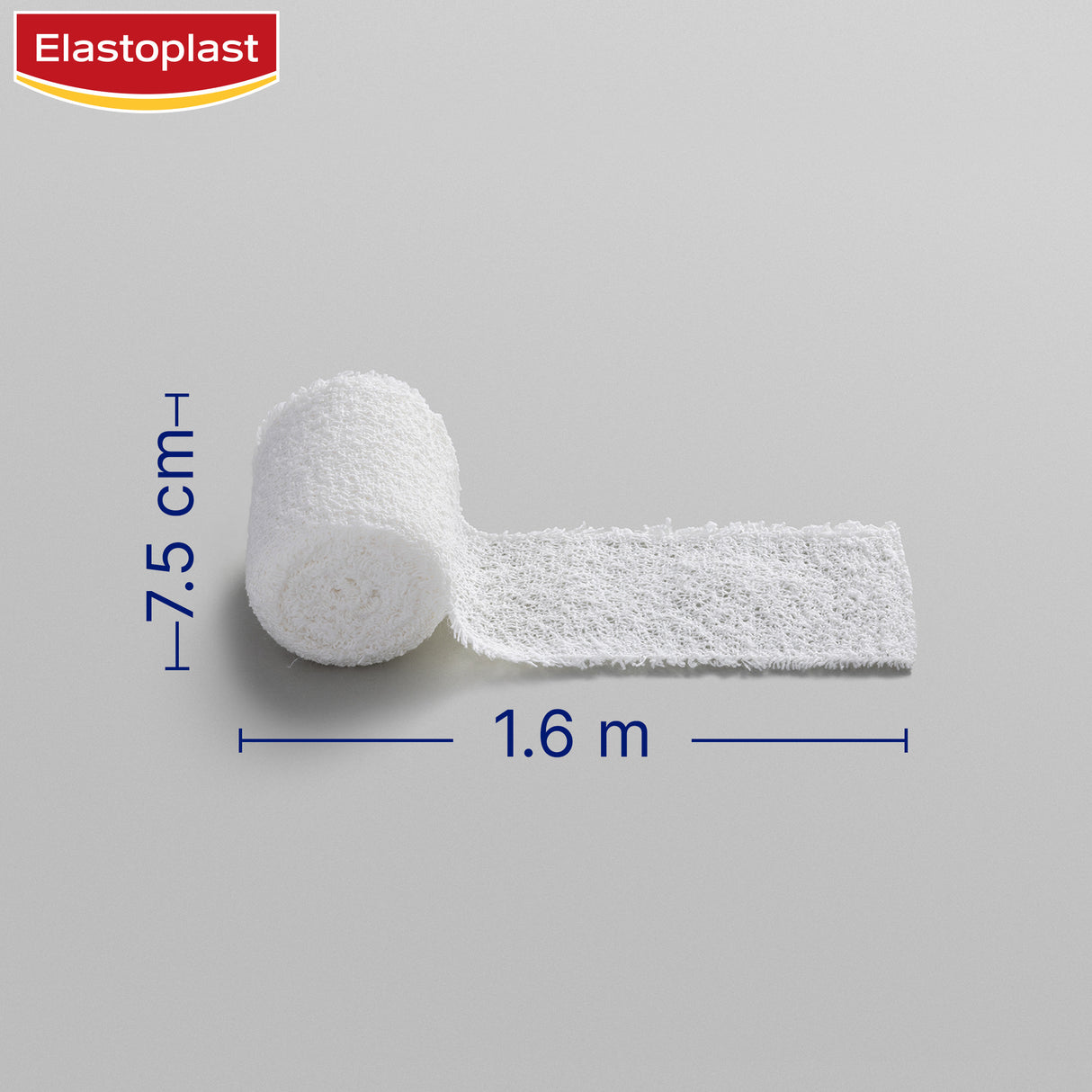 Elastoplast Medium Weight Crepe Bandage Unstretched 7.5cm x 1.6m