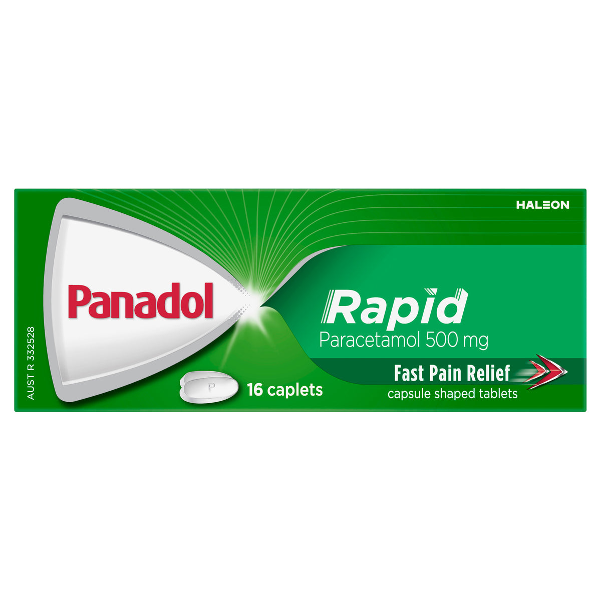PANADOL Rapid Caplets 500mg 16pk