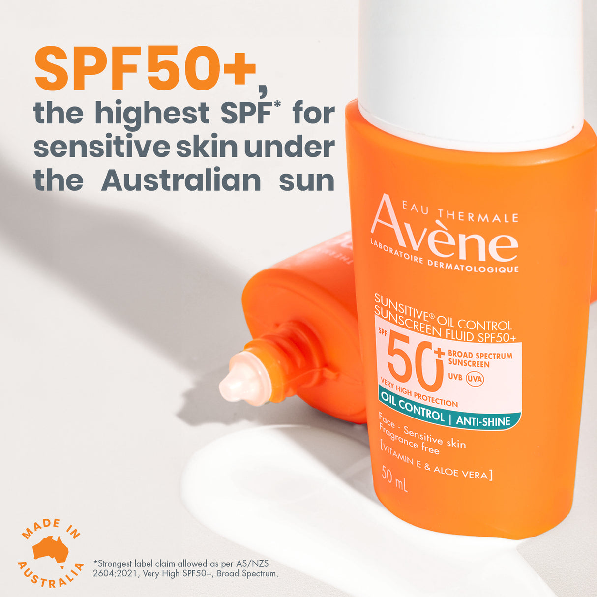 AVENE Sunsitv Oilcon Fld SPF50+ 50ml