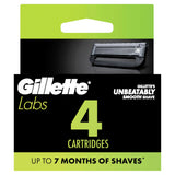 GILLETTE Labs Razor Blades Cartridges 4pk