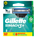 GILLETTE Mach3+ Cartridges 8pk