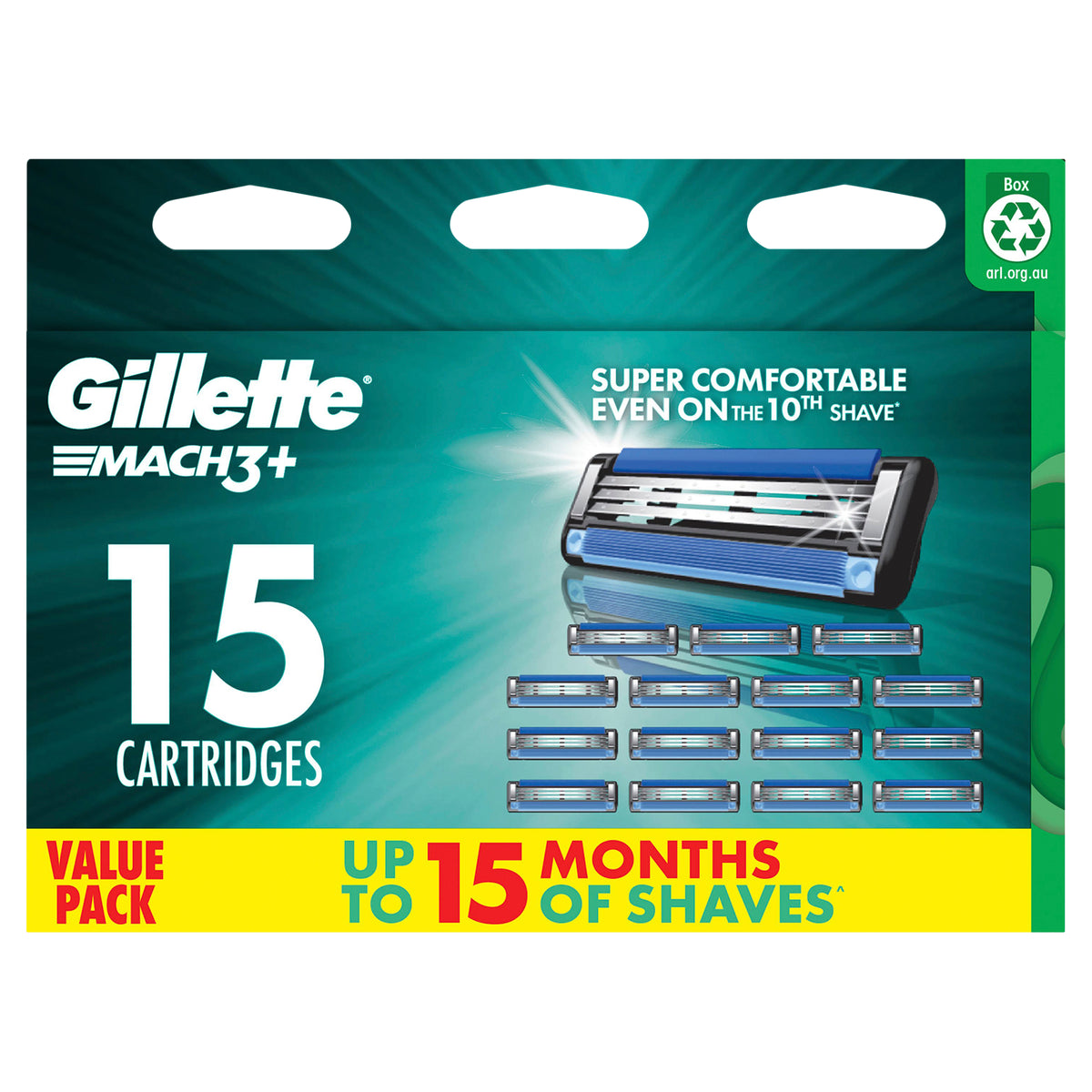 GILLETTE MACH3+ A5 CART 15s