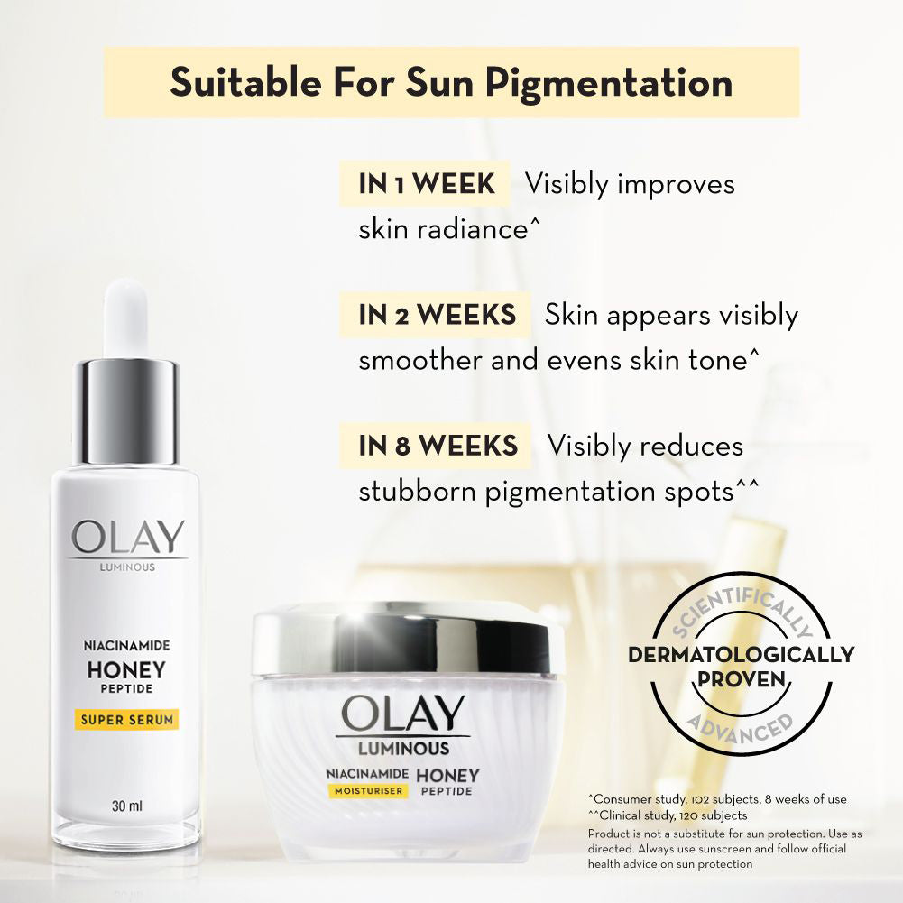 OLAY LUMINOUS NIACINAMIDE HONEY PEPTIDE CREAM 50G