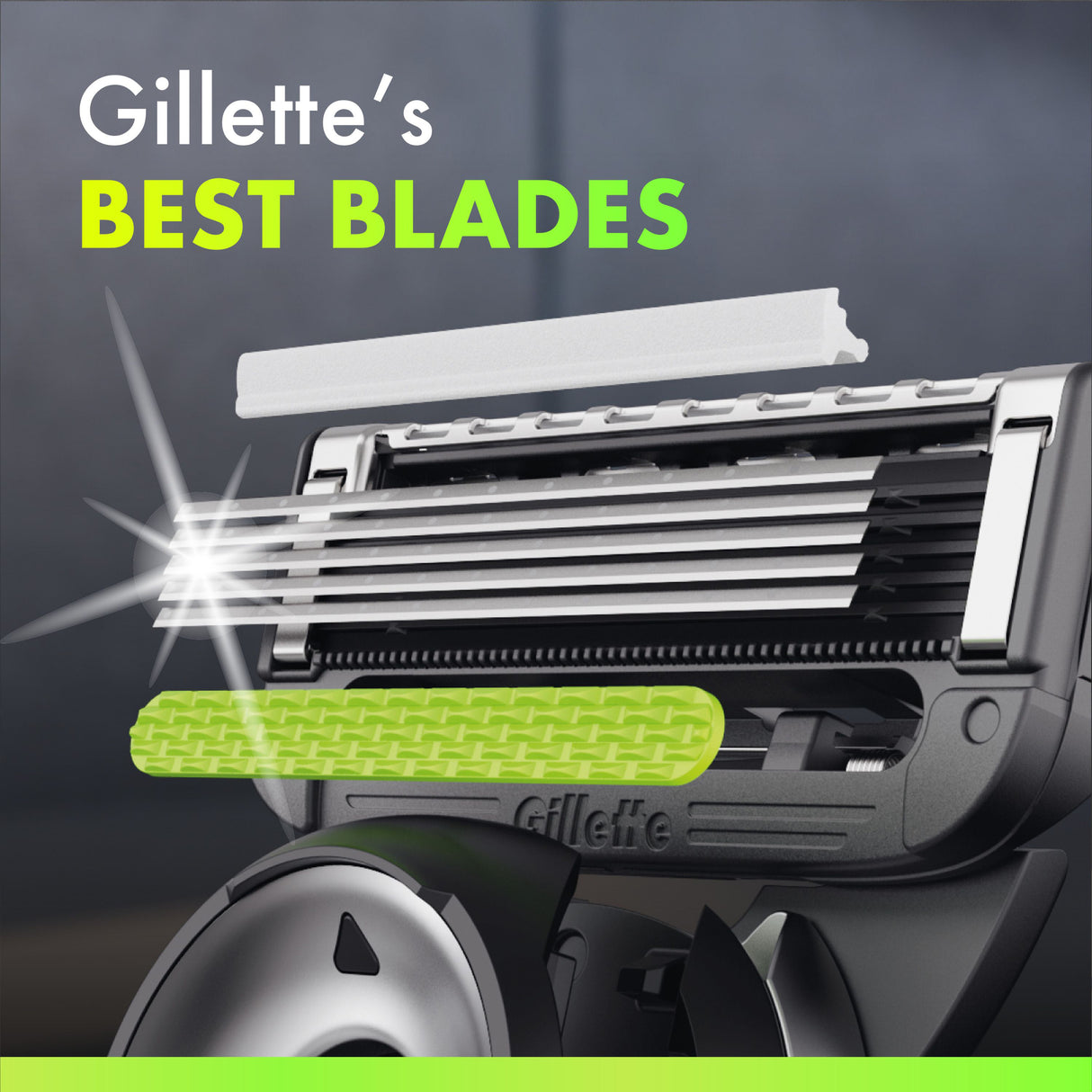 GILLETTE Labs Razor Blades Cartridges 4pk