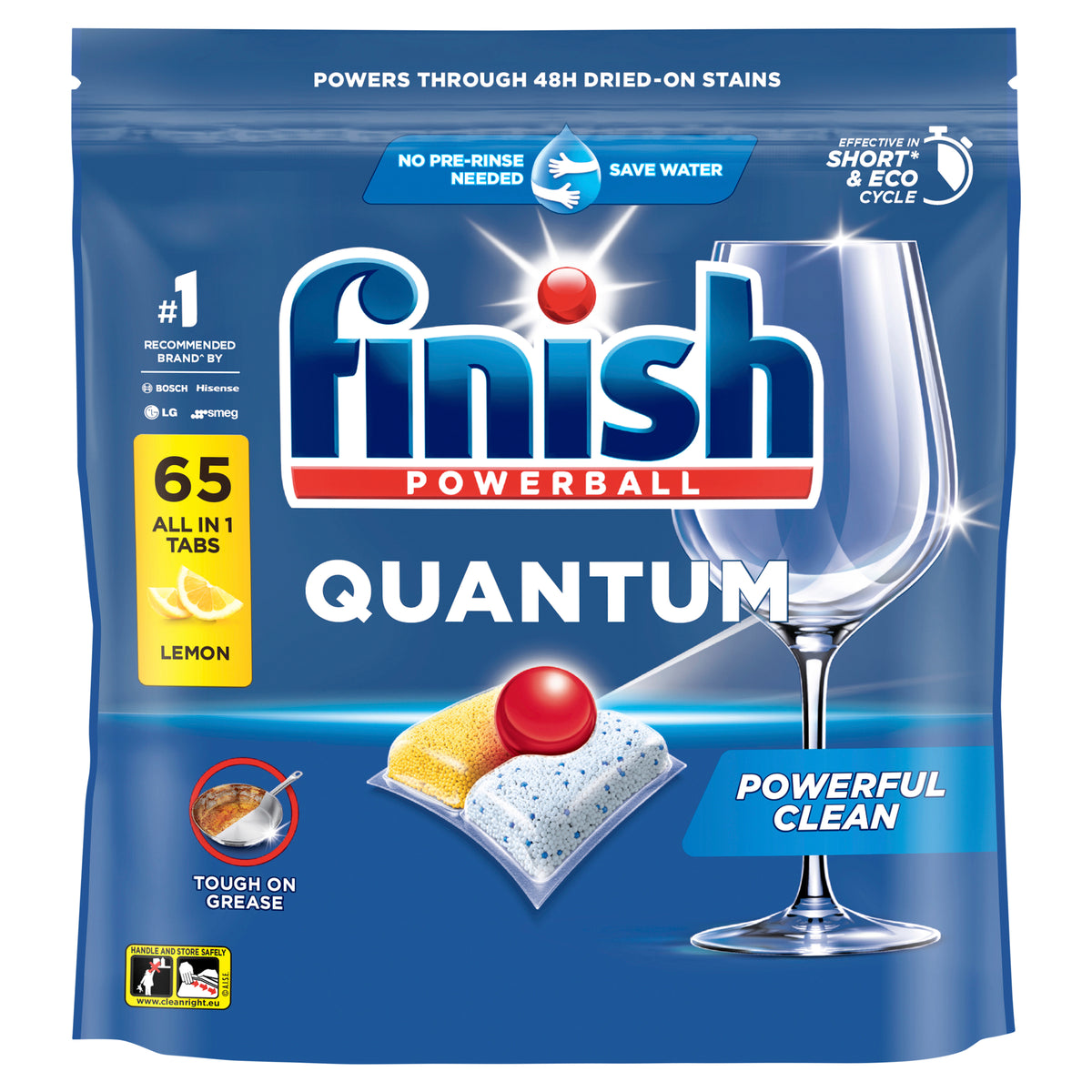 FINISH Quantum DW Tabs Lmn 65pk