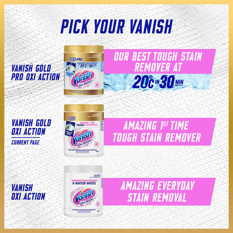Vanish Gold Pro Oxi Action Powered White 2kg