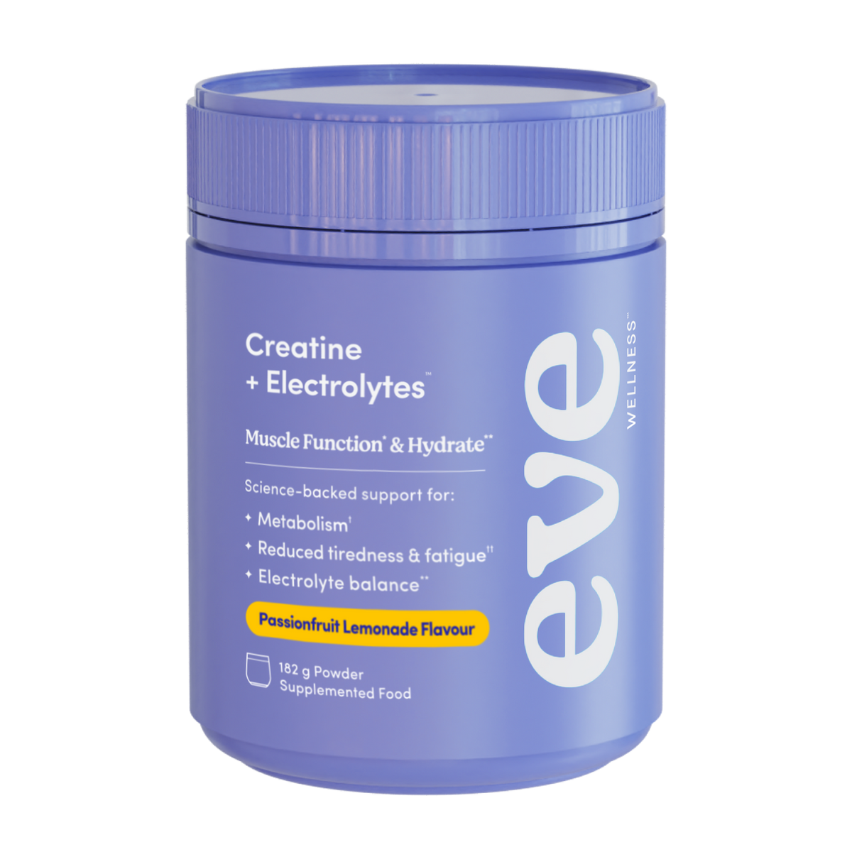 Eve Wellness Creatine + Electrolytes - Passionfruit Lemonade