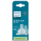 Philips Avent Anti-colic Teats 3m+ Medium Flow 2pk