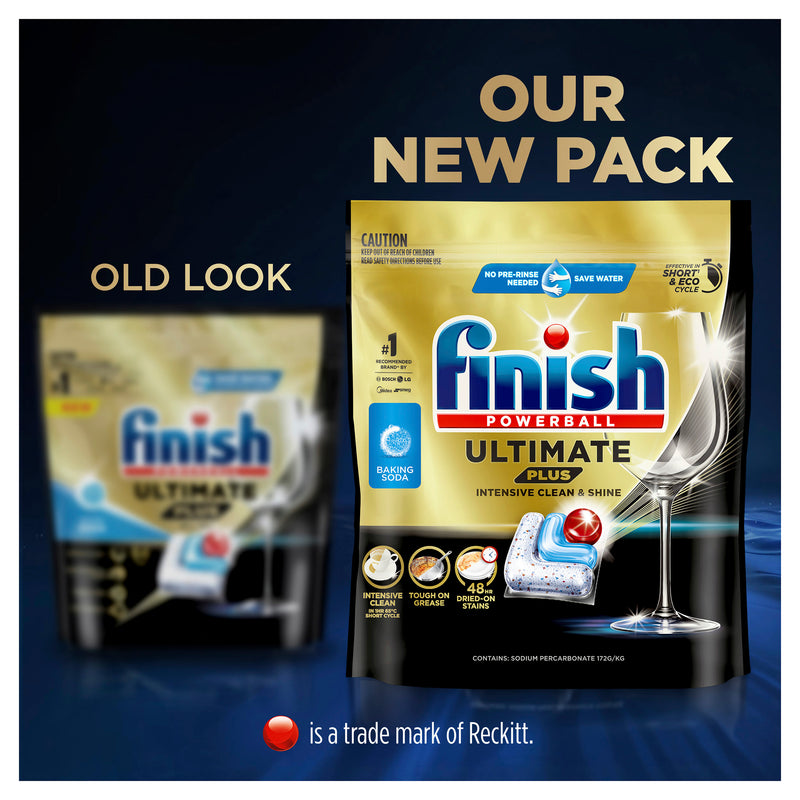 FINISH Ultimate + AIO 3in1 Dishwasher Tablets Baking Soda 31s
