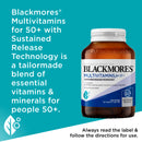 Blackmores Sustained Release Multivitamins 50+ (90 Tablets)