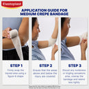 Elastoplast Medium Weight Crepe Bandage 10cmx1.6m
