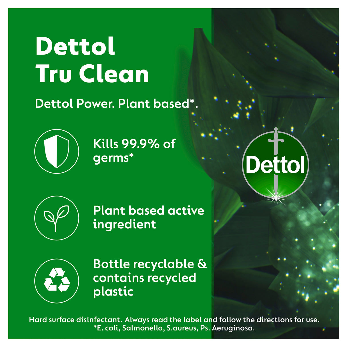 Dettol Tru Clean Antibacterial Surface Trigger Cleanser Crisp Pear 500mL