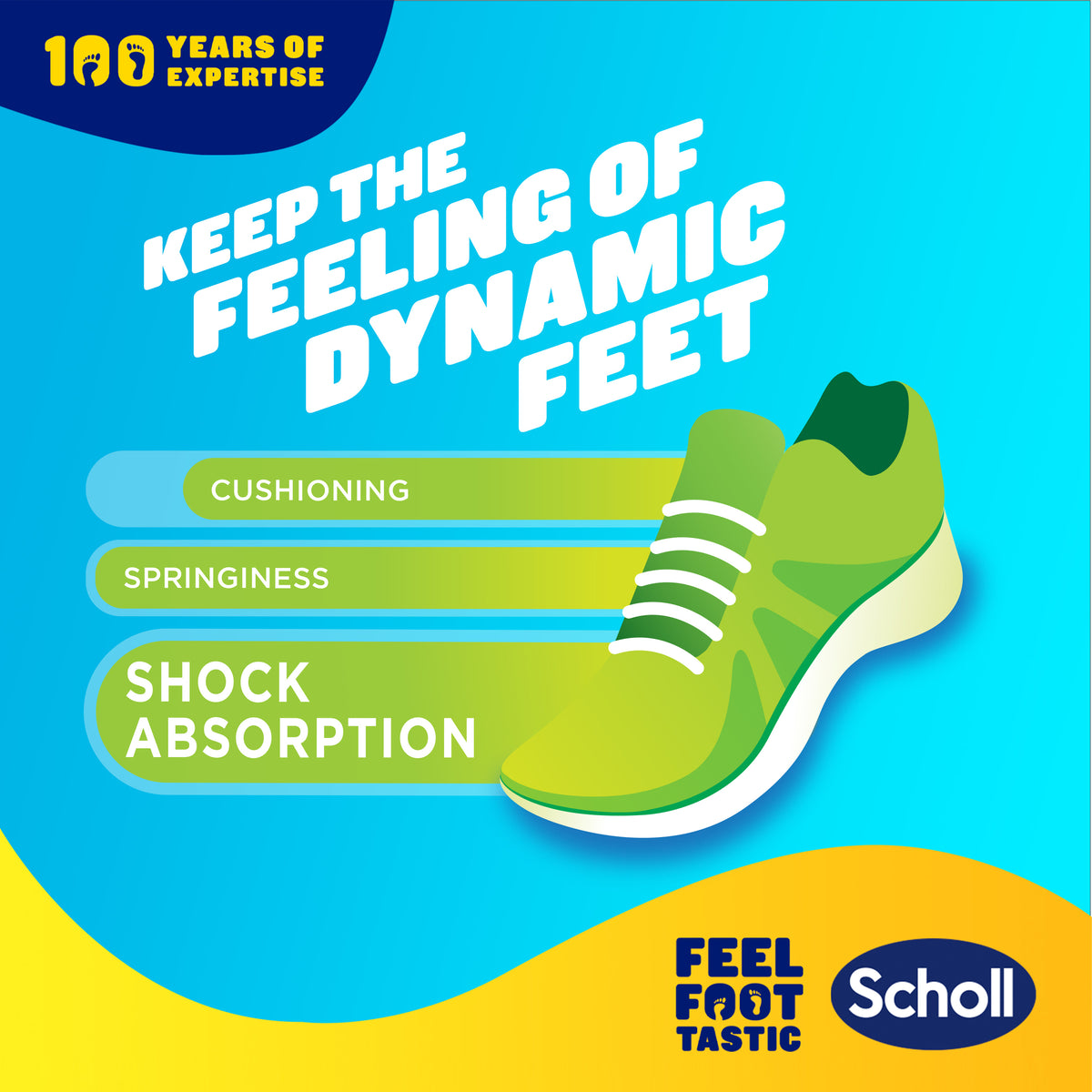 SCHOLL Gel Activ Insole Sprt L