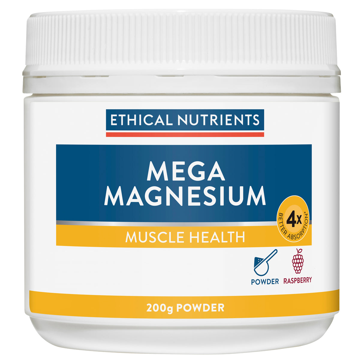 Ethical Nutrients Mega Magnesium Raspberry 200g