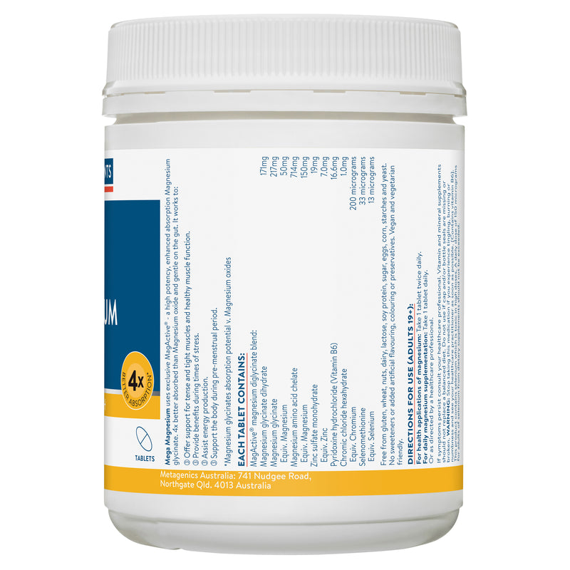 Ethical Nutrients Mega Magnesium 240 Tablets