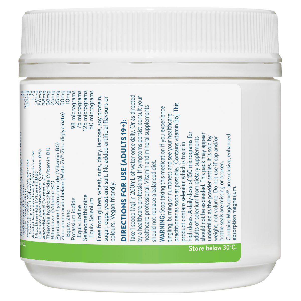 Ethical Nutrients Mega Magnesium Energy 140g