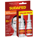 Sudafed Nasal Decongestant Spray Value Pack 20mL x 2pk